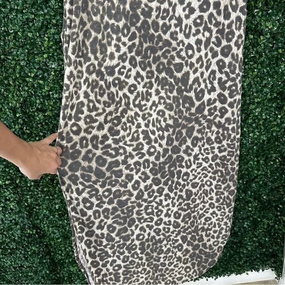 Sweet Love Jen On The Hunt Mocha Brown Leopard Maxi Dress Size S - Picture 11 of 15